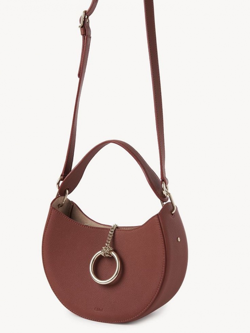 Chloe Arlène Small Hobo Crossbody Väska Bruna | CHE-SR13604