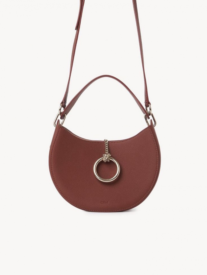 Chloe Arlène Small Hobo Crossbody Väska Bruna | CHE-SR13604