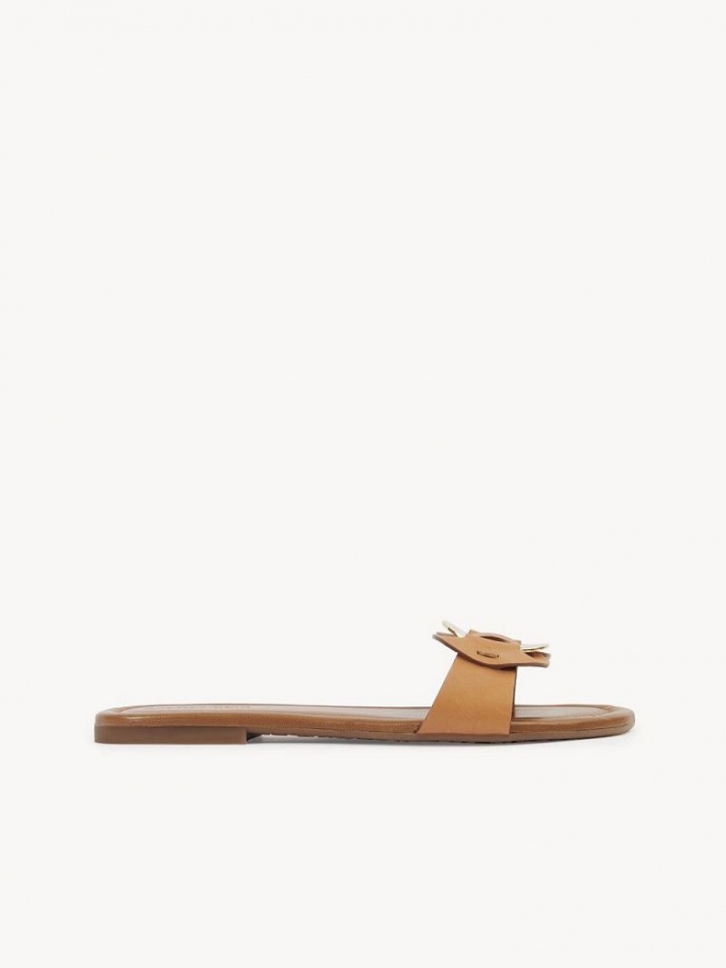 Chloe Chany Mule Platta Skor Bruna | CHE-SR14837