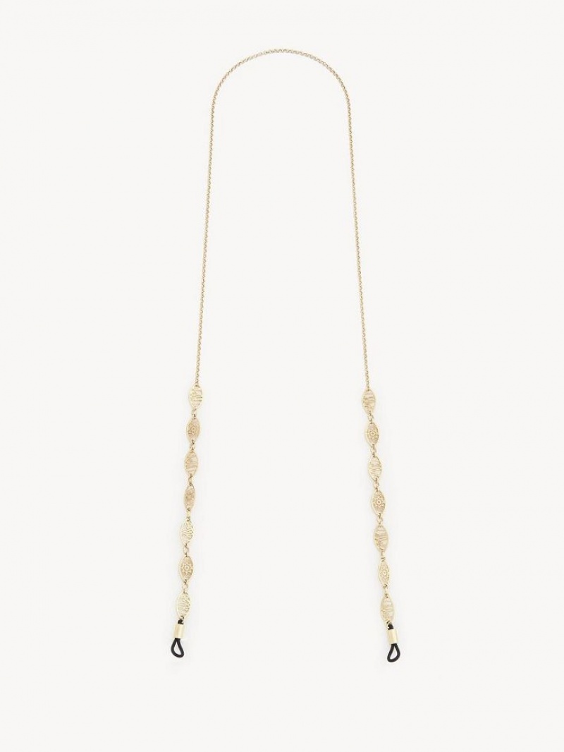 Chloe Darcey Spets Eyew Chain Örhängen Guld | CHE-SR14433