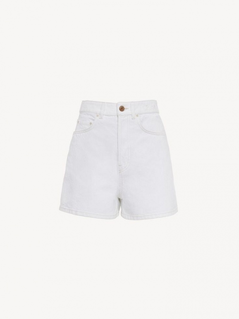 Chloe Dukuno Denim Shorts Vita | CHE-SR13978