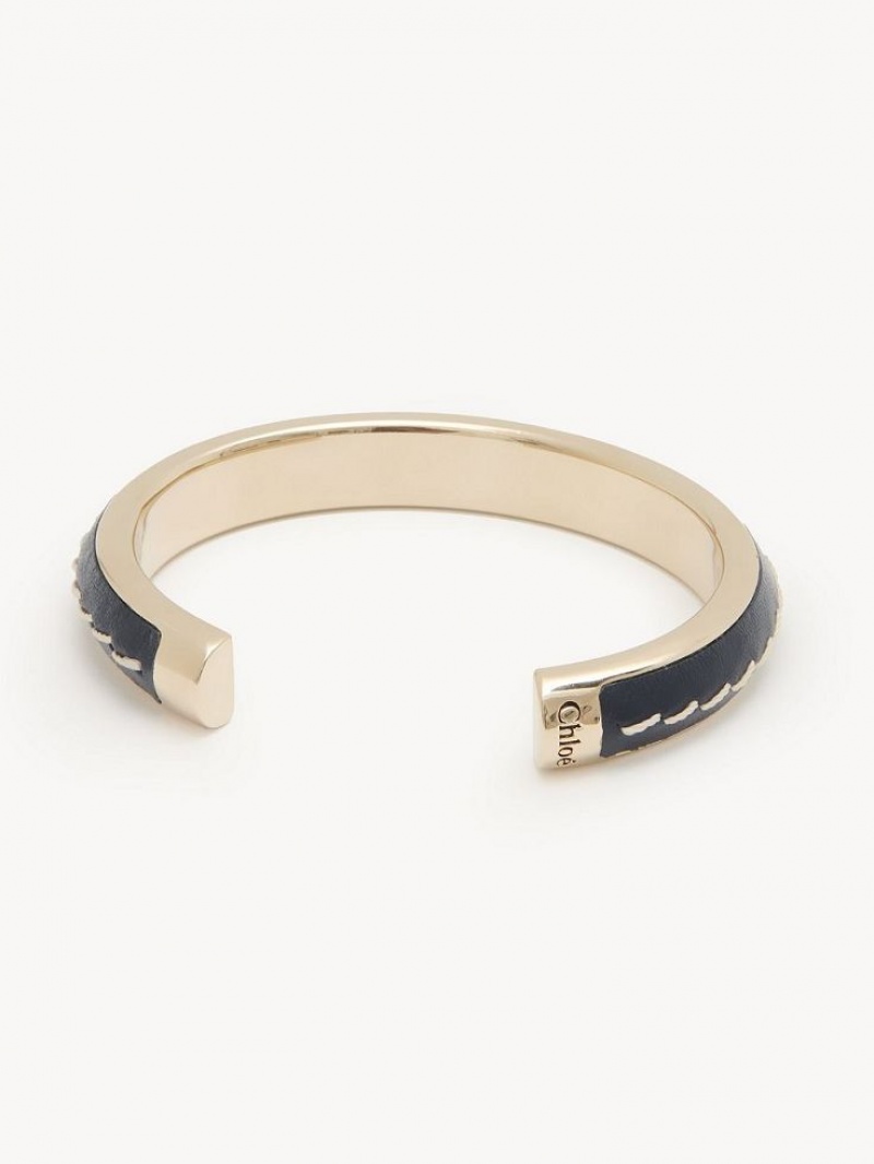 Chloe Edith Cuff Armband Marinblå | CHE-SR14395