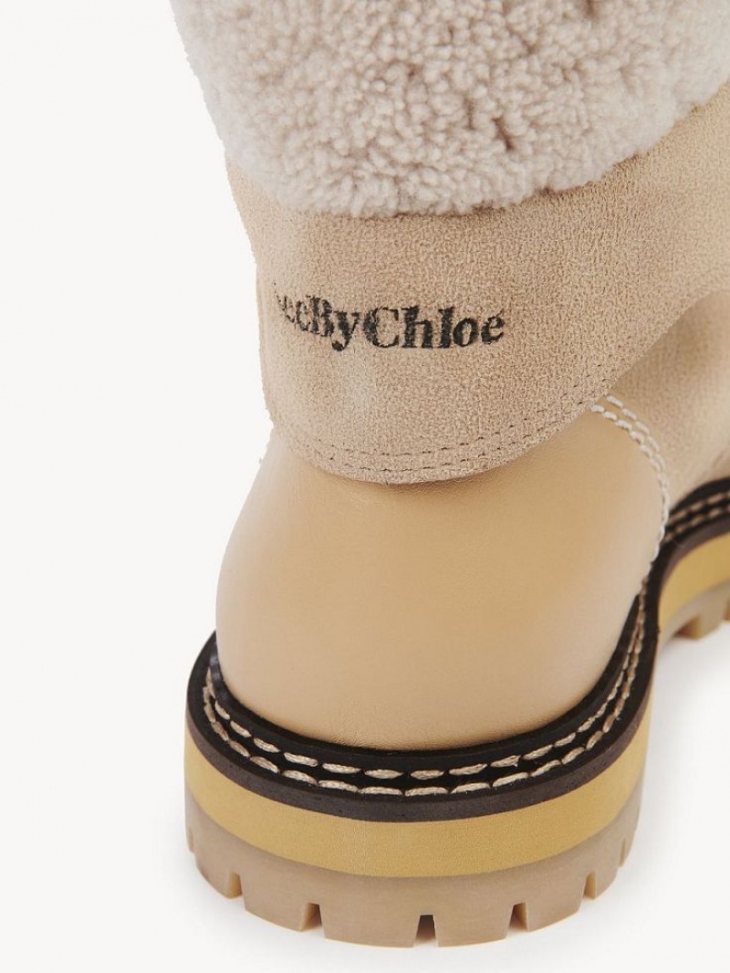 Chloe Eileen Stövletter Beige | CHE-SR14862