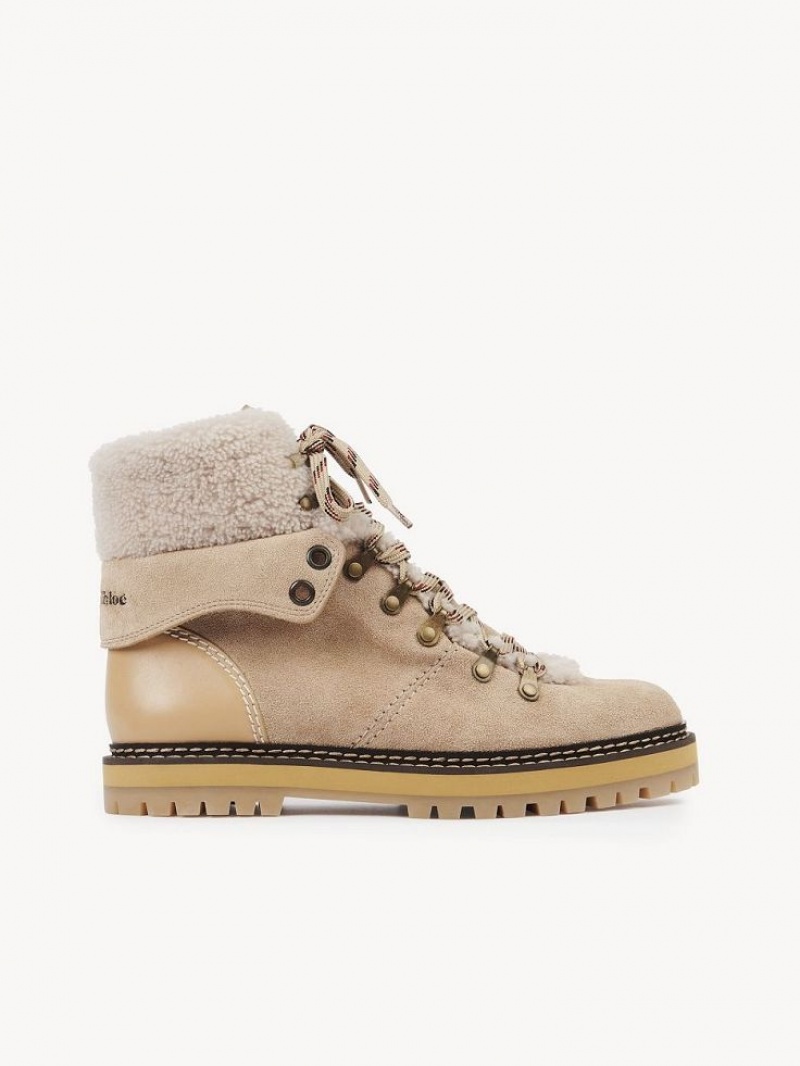 Chloe Eileen Stövletter Beige | CHE-SR14862