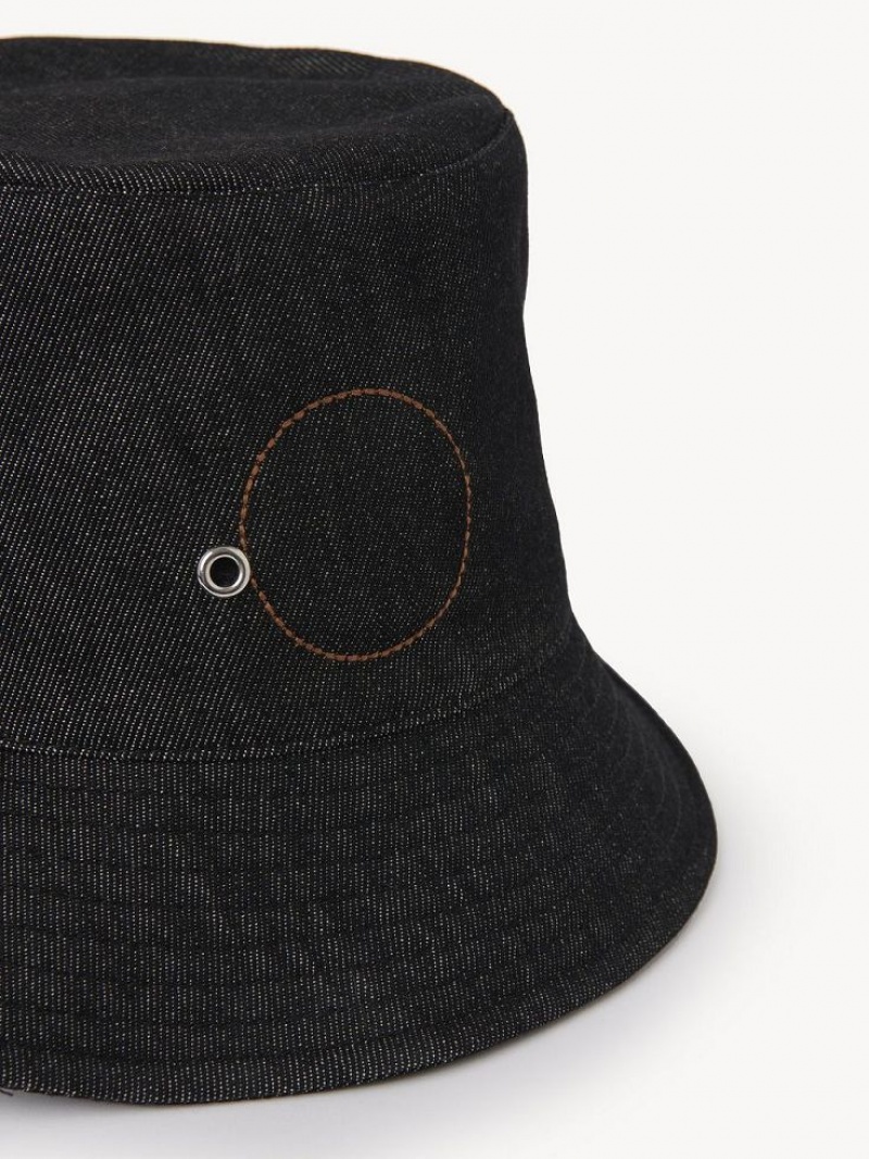 Chloe Eyelet Hatt Svarta | CHE-SR14499