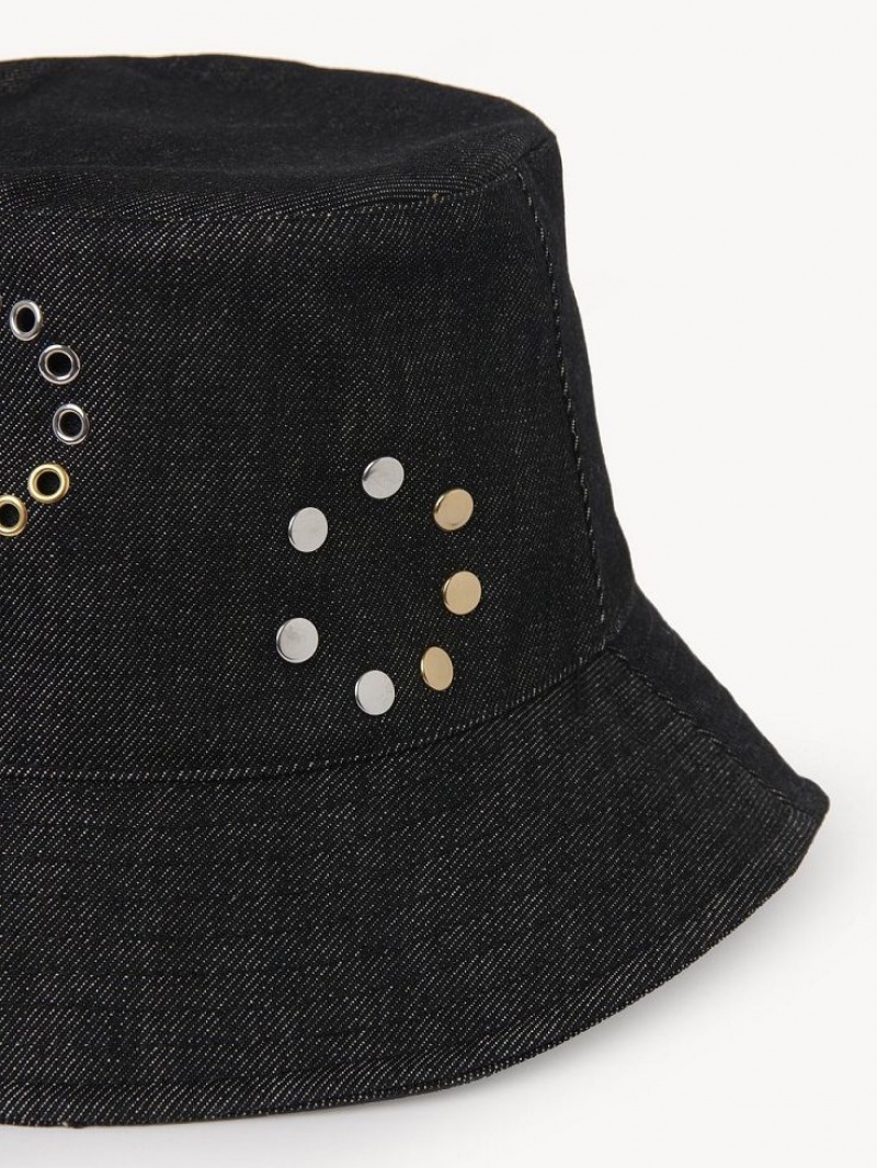 Chloe Eyelet Hatt Svarta | CHE-SR14499