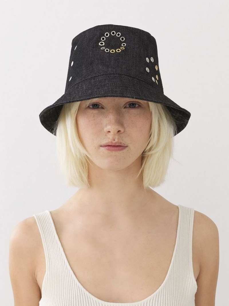 Chloe Eyelet Hatt Svarta | CHE-SR14499