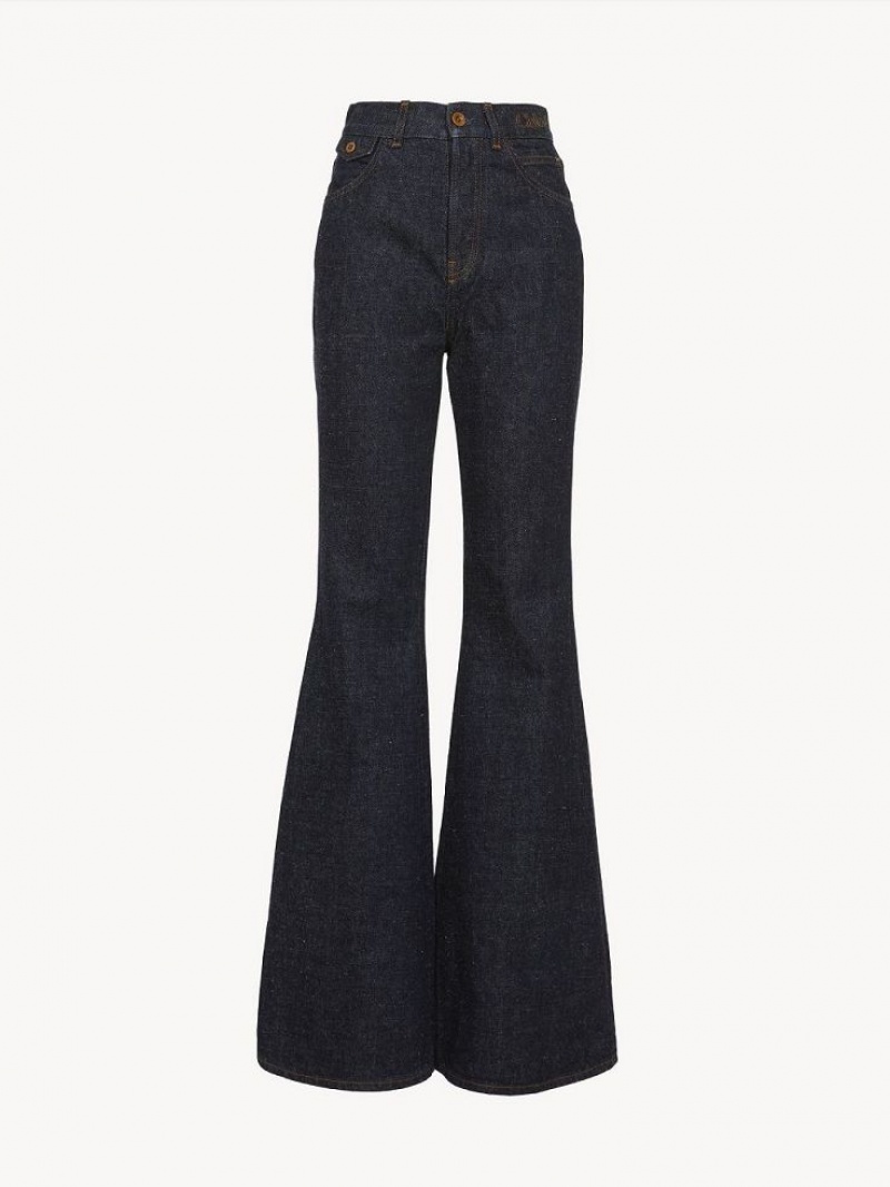 Chloe Flare Jeans Marinblå | CHE-SR13970