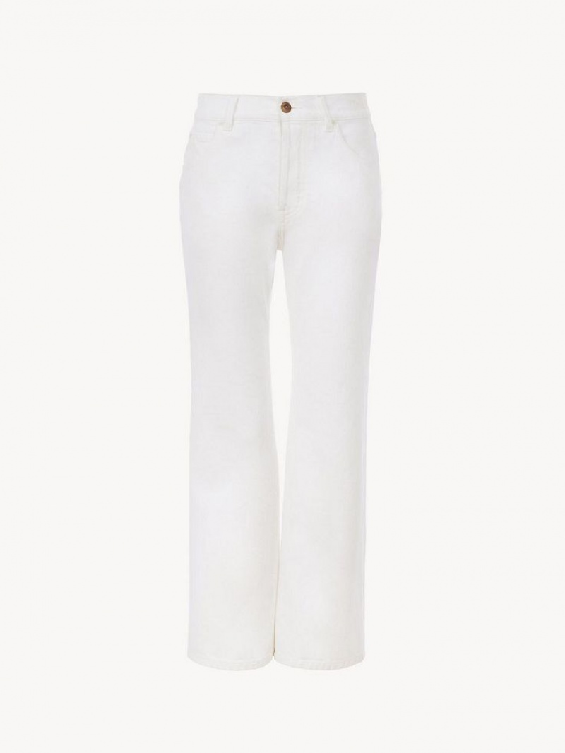 Chloe Fuego Cropped Bootcut Jeans Vita | CHE-SR13997