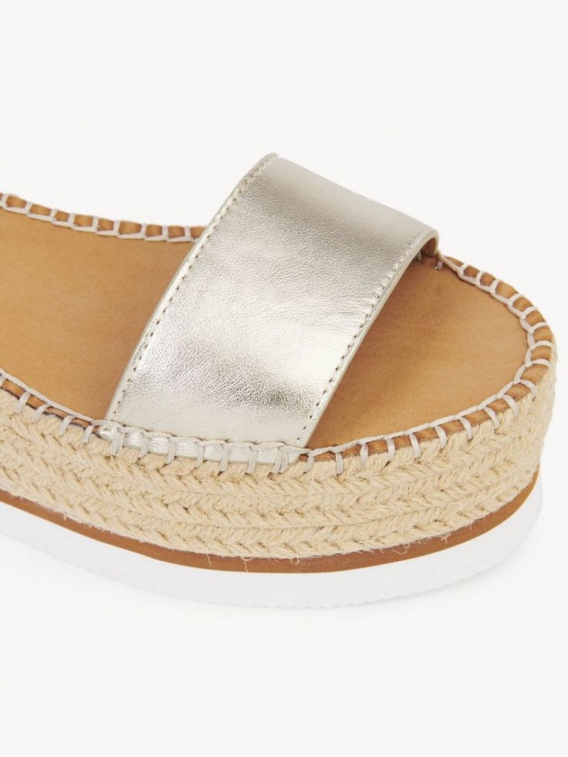 Chloe Glyn Platform Sandaler Silver | CHE-SR14835