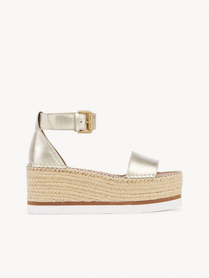 Chloe Glyn Platform Sandaler Silver | CHE-SR14835