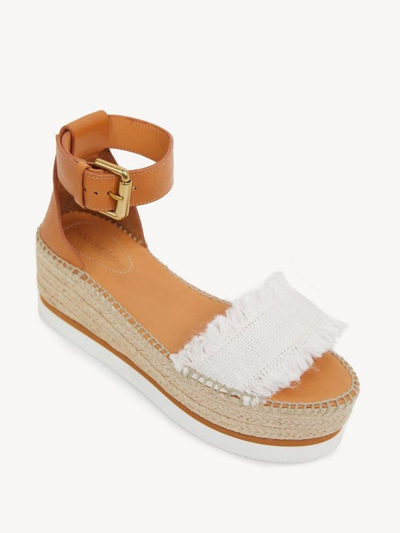 Chloe Glyn Platform Sandaler Vita | CHE-SR14826