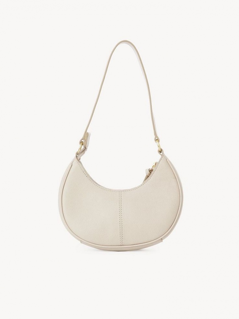 Chloe Hana Half Moon Axelväska Beige | CHE-SR14662