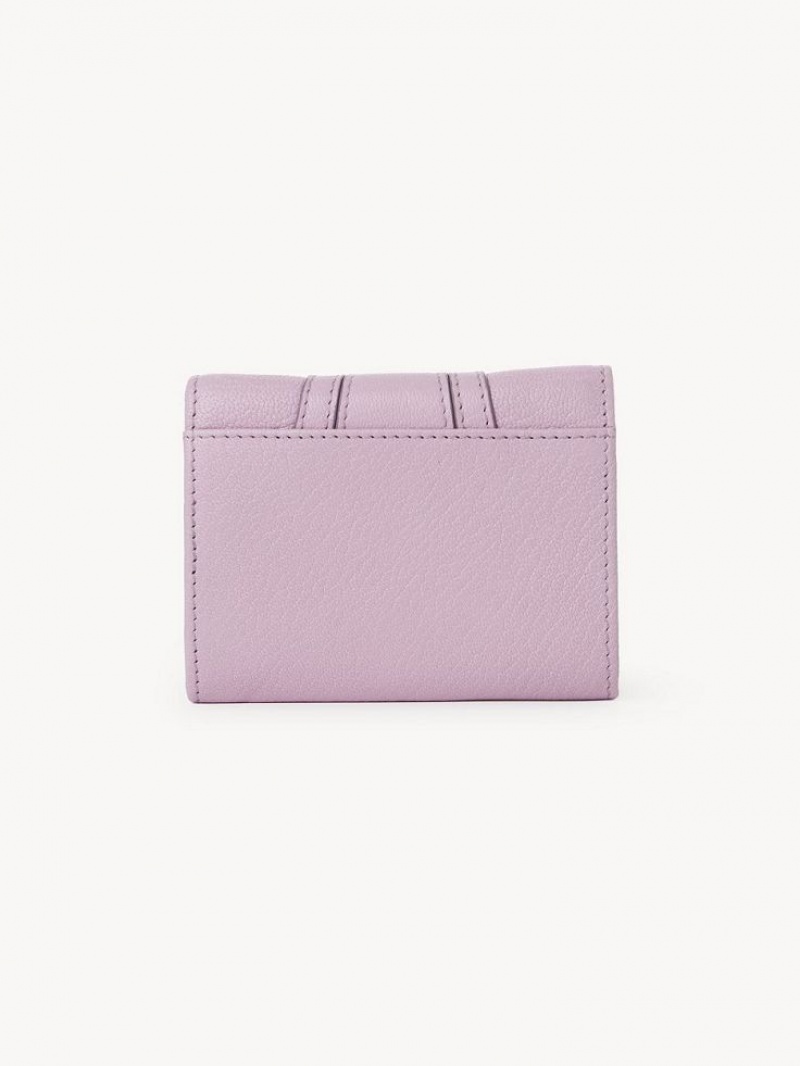 Chloe Hana Tri-fold Liten Plånbok Lavendel Vita | CHE-SR14908