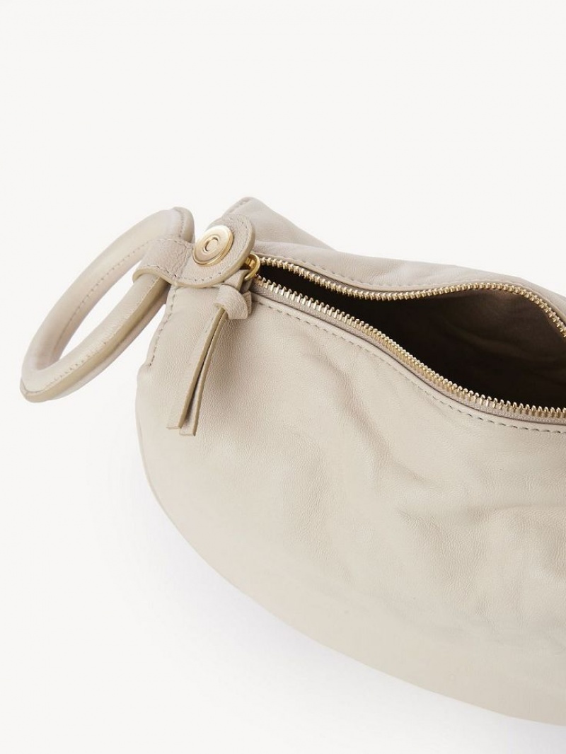 Chloe Hana Wristlet Crossbody Väska Beige | CHE-SR14720