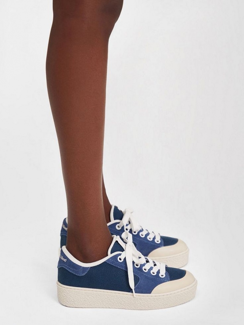 Chloe Hella Sneakers Mörkblå | CHE-SR14851