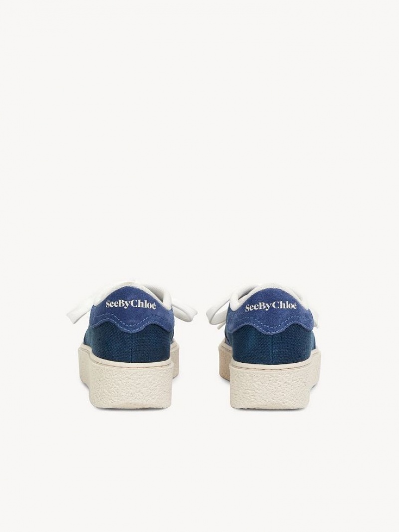 Chloe Hella Sneakers Mörkblå | CHE-SR14851