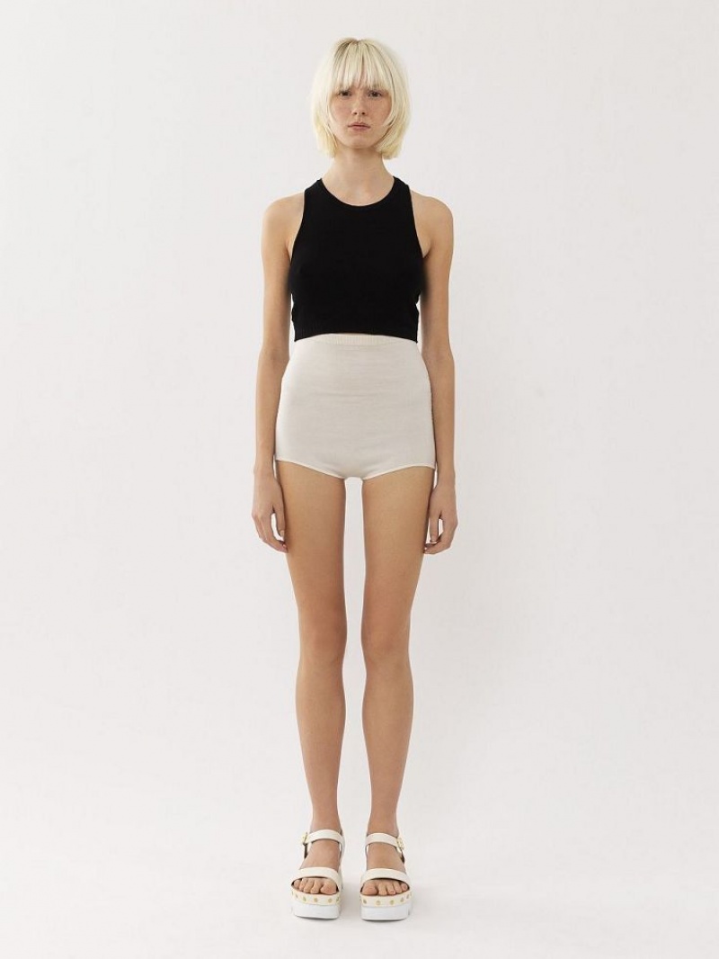 Chloe High-waisted Mini Shorts Vita | CHE-SR14008