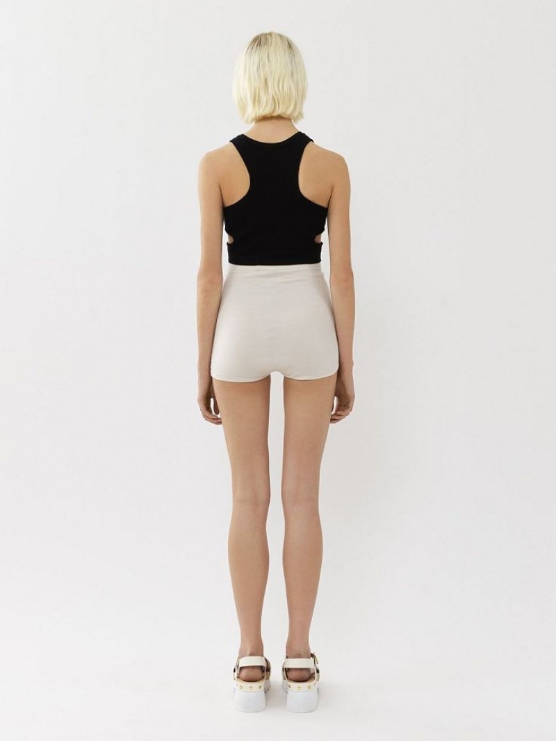 Chloe High-waisted Mini Shorts Vita | CHE-SR14008