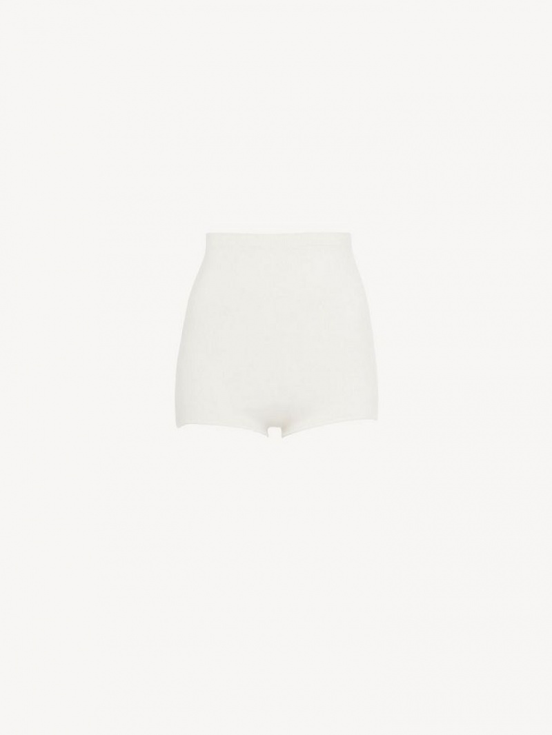 Chloe High-waisted Mini Shorts Vita | CHE-SR14008