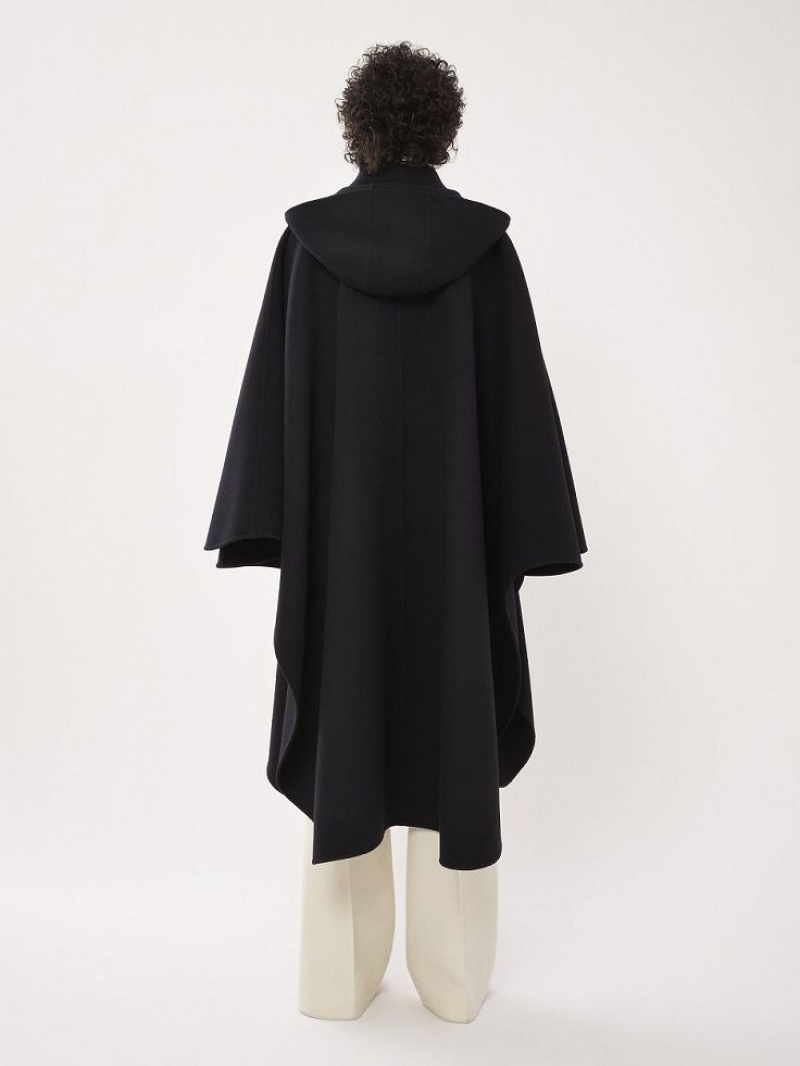 Chloe Hooded Cape Rockar Svarta | CHE-SR13820