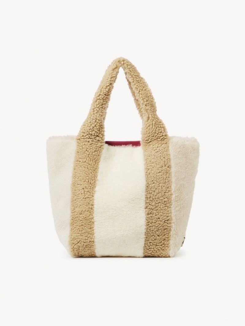 Chloe Huggy Axelväska Beige | CHE-SR14591