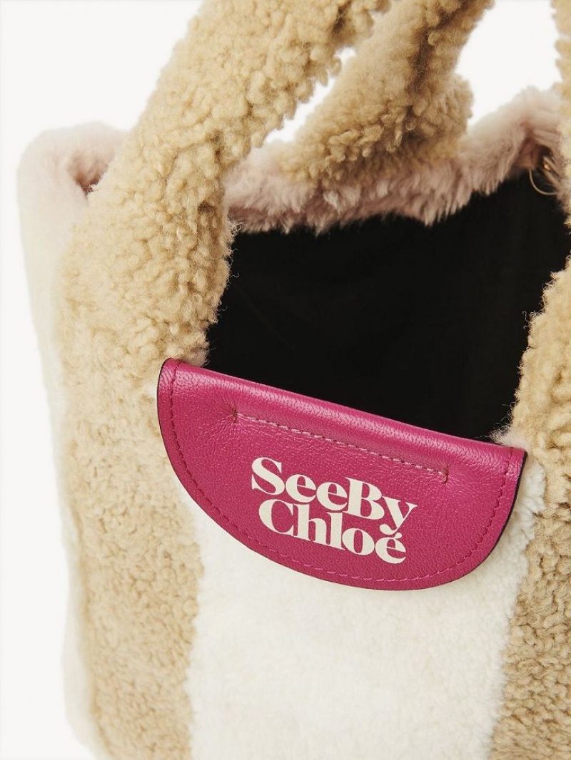 Chloe Huggy Axelväska Beige | CHE-SR14591