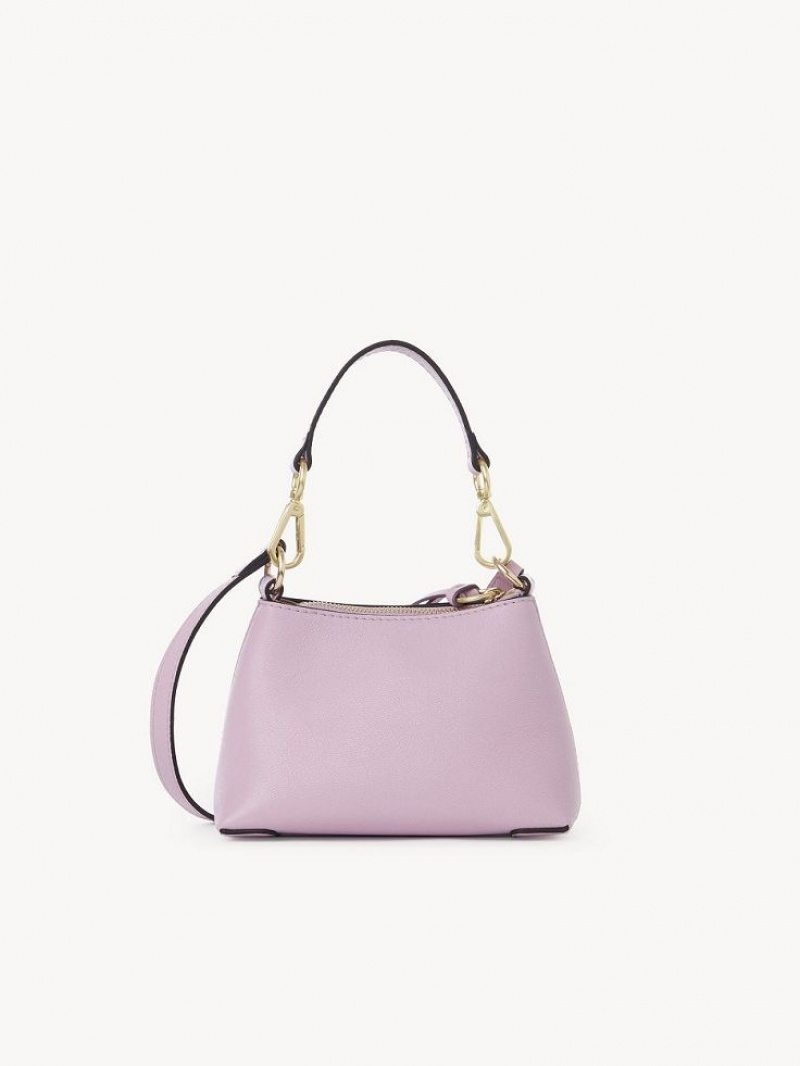 Chloe Joan Mini Axelväska Lavendel Vita | CHE-SR14686