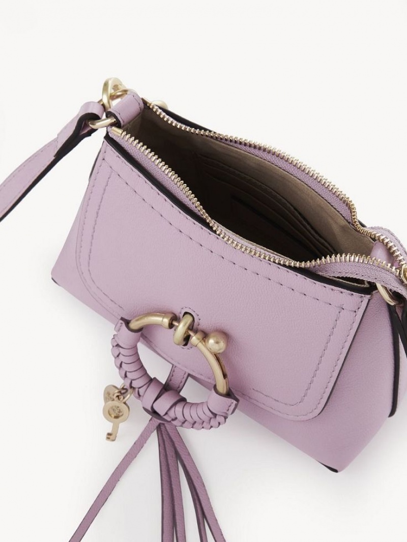 Chloe Joan Mini Axelväska Lavendel Vita | CHE-SR14686