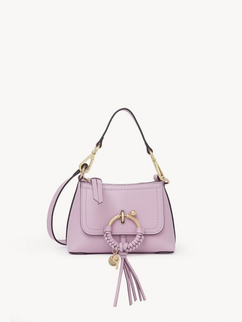 Chloe Joan Mini Axelväska Lavendel Vita | CHE-SR14686