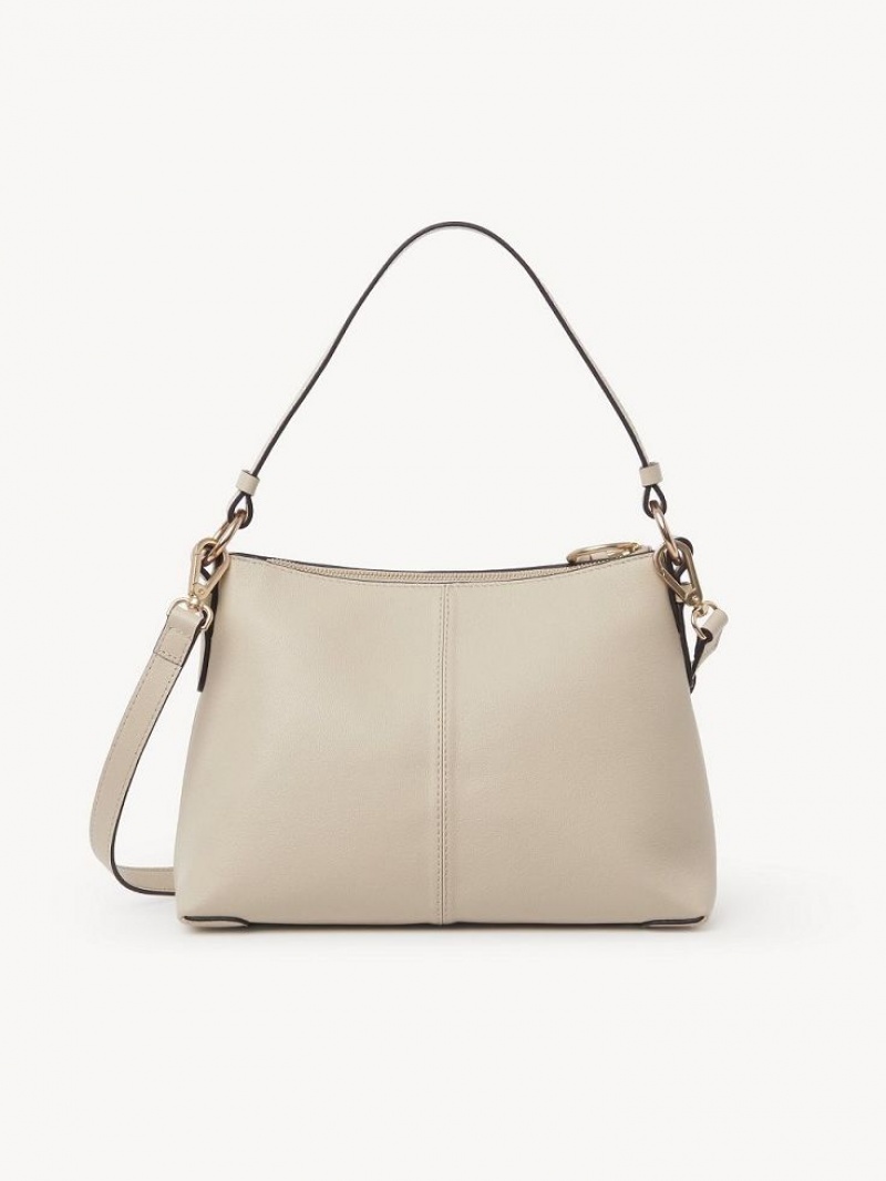 Chloe Joan Small Axelväska Beige | CHE-SR14681