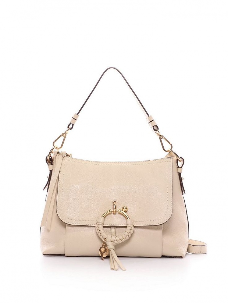 Chloe Joan Small Axelväska Beige | CHE-SR14681