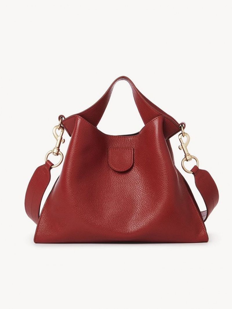 Chloe Joan Small Top Handle Axelväska Röda | CHE-SR14601