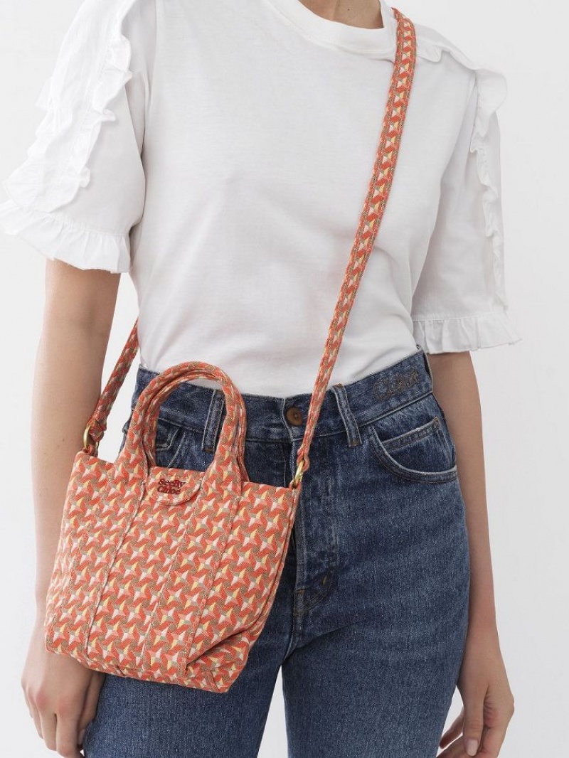 Chloe Laetizia Mini Axelväska Orange | CHE-SR14626