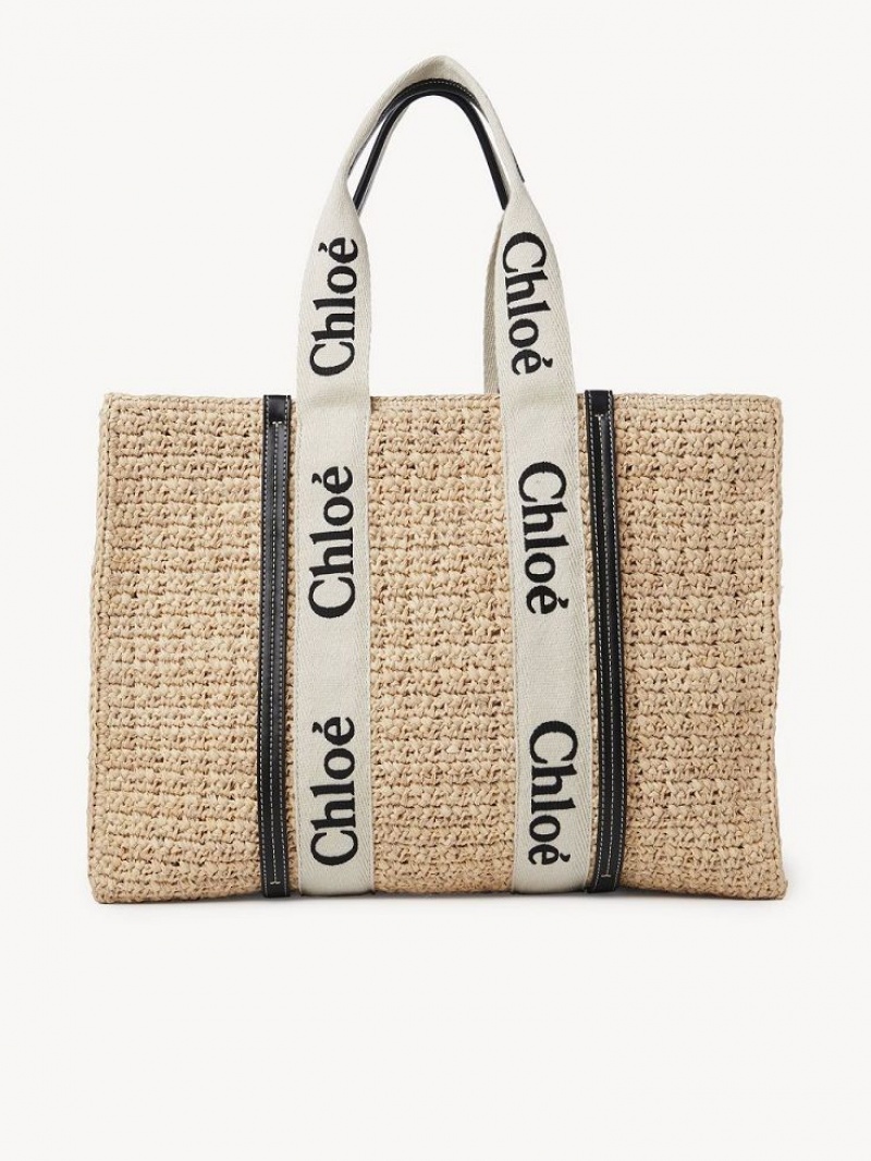 Chloe Large Woody Tote Baskets Bruna | CHE-SR13649