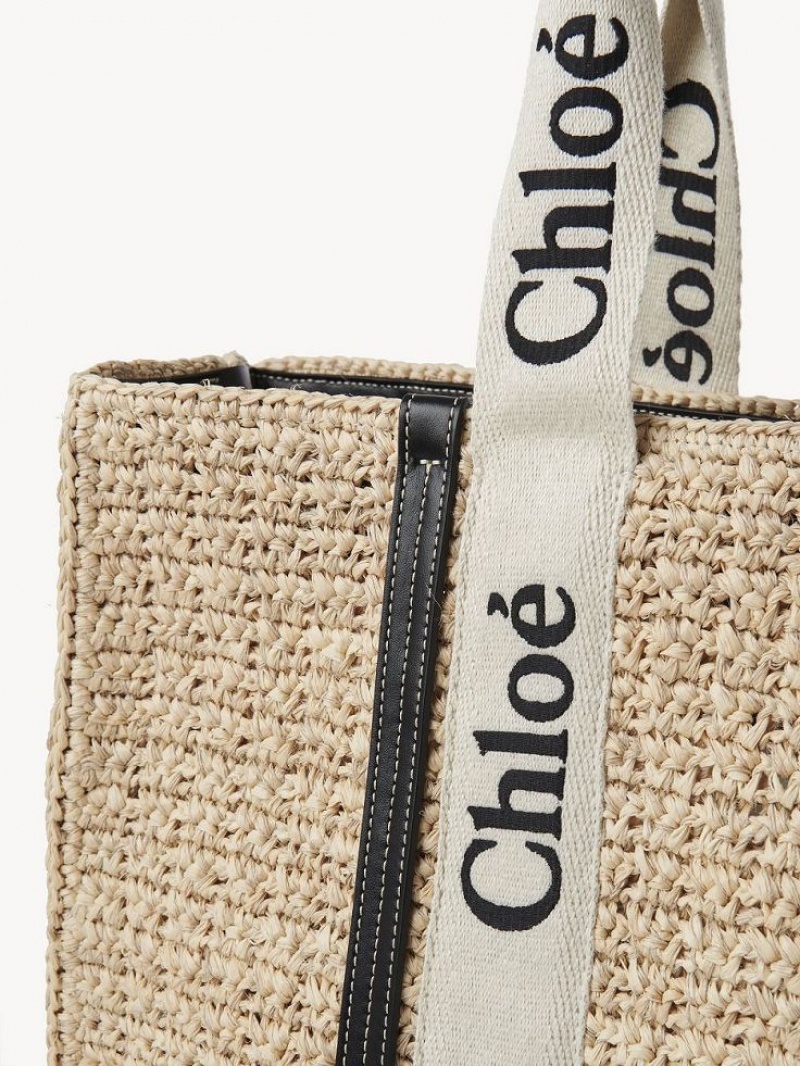 Chloe Large Woody Tote Baskets Bruna | CHE-SR13649