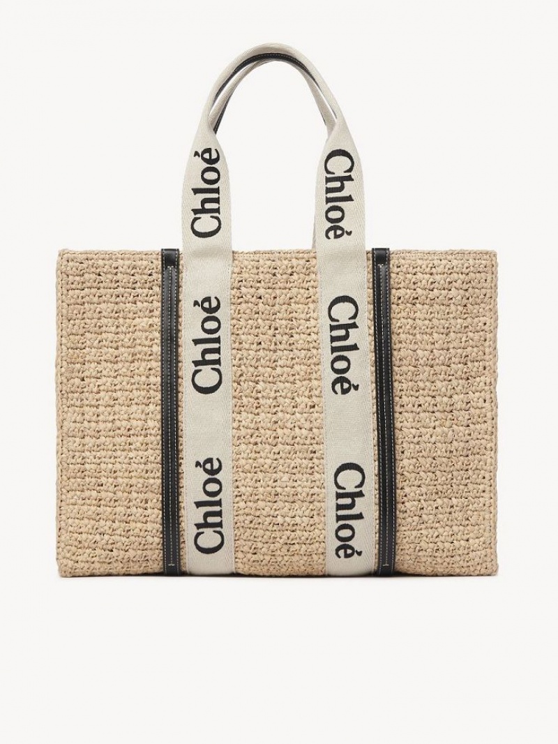 Chloe Large Woody Tote Baskets Bruna | CHE-SR13649