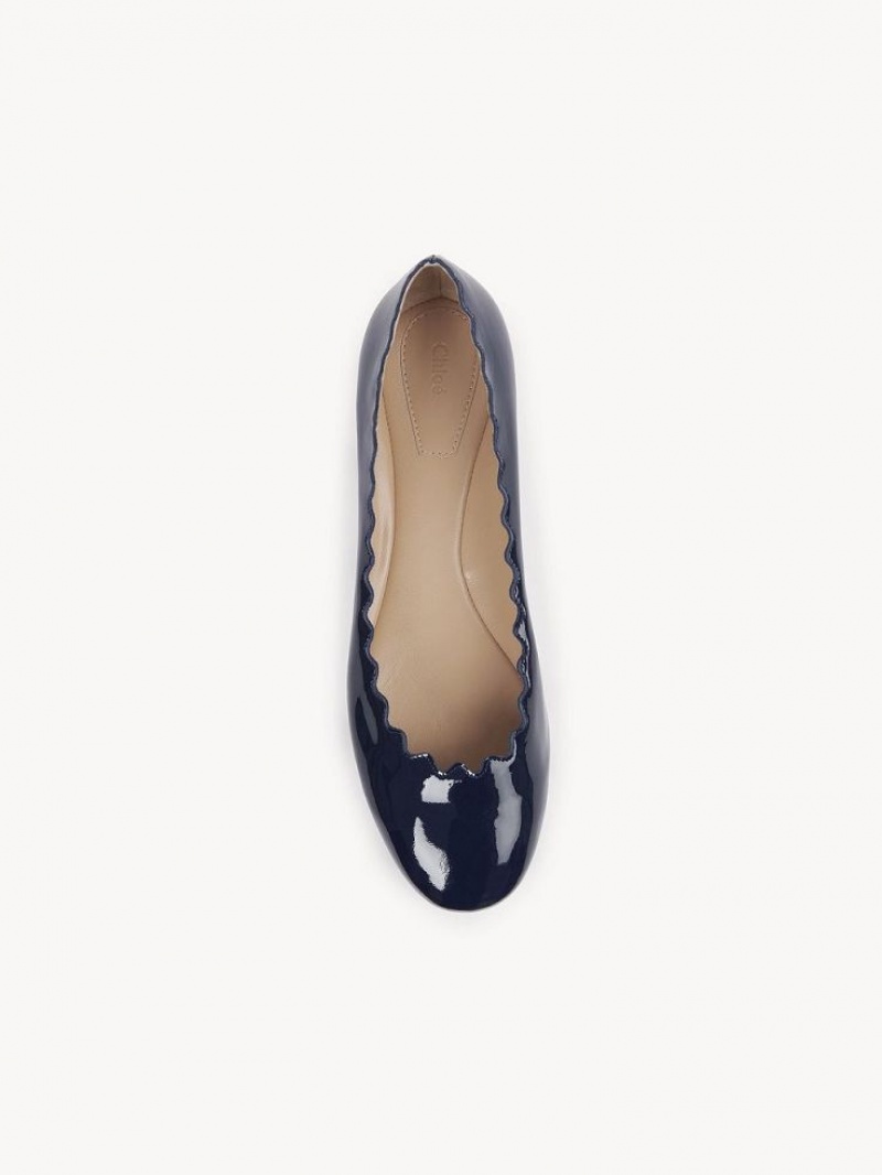 Chloe Lauren Ballet Flat Marinblå | CHE-SR14257