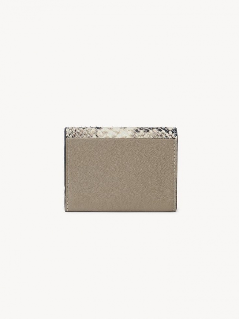 Chloe Layers Medium Tri-fold Liten Plånbok Grå | CHE-SR14898