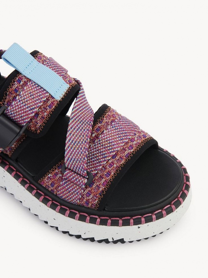 Chloe Lilli Platta Sandaler Rosa | CHE-SR14167