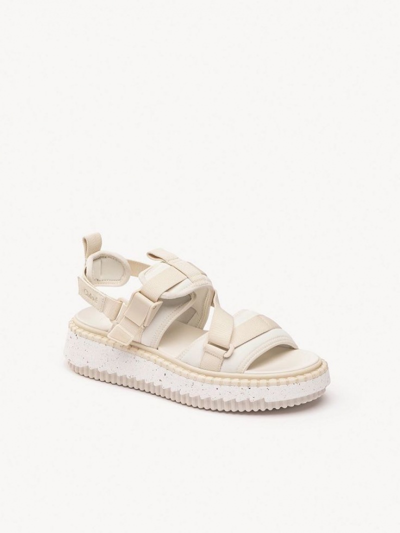 Chloe Lilli Platta Sandaler Vita | CHE-SR14175