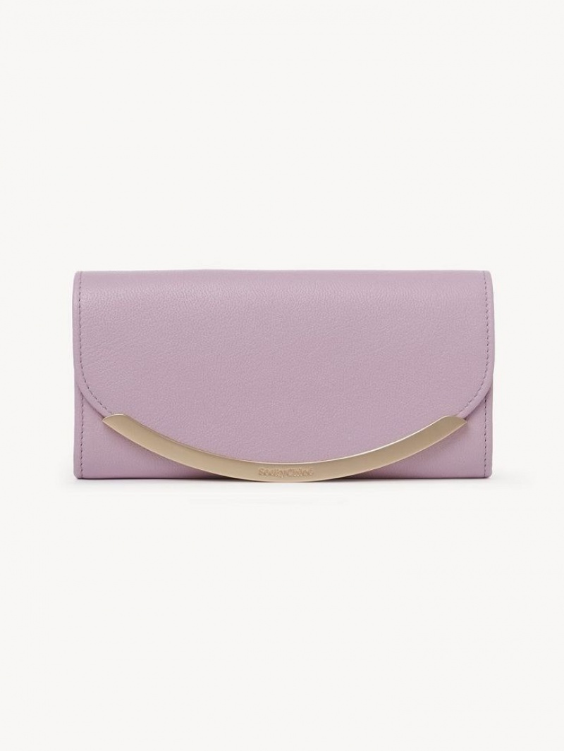 Chloe Lizzie Stor Plånbok Lavendel Vita | CHE-SR14920