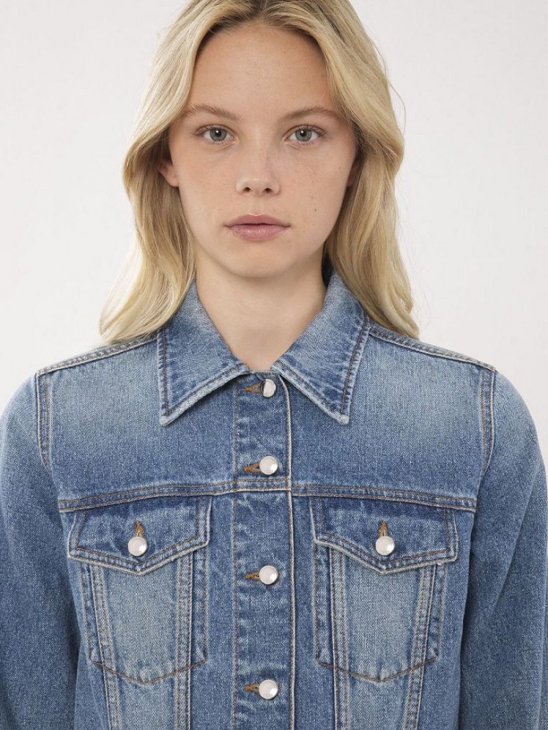 Chloe Long Shirt Klänning Blå | CHE-SR13866