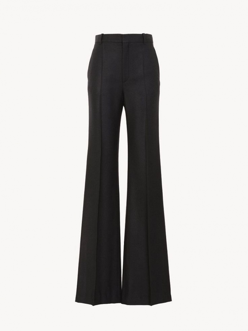 Chloe Low-waist Flare Byxor Svarta | CHE-SR14020