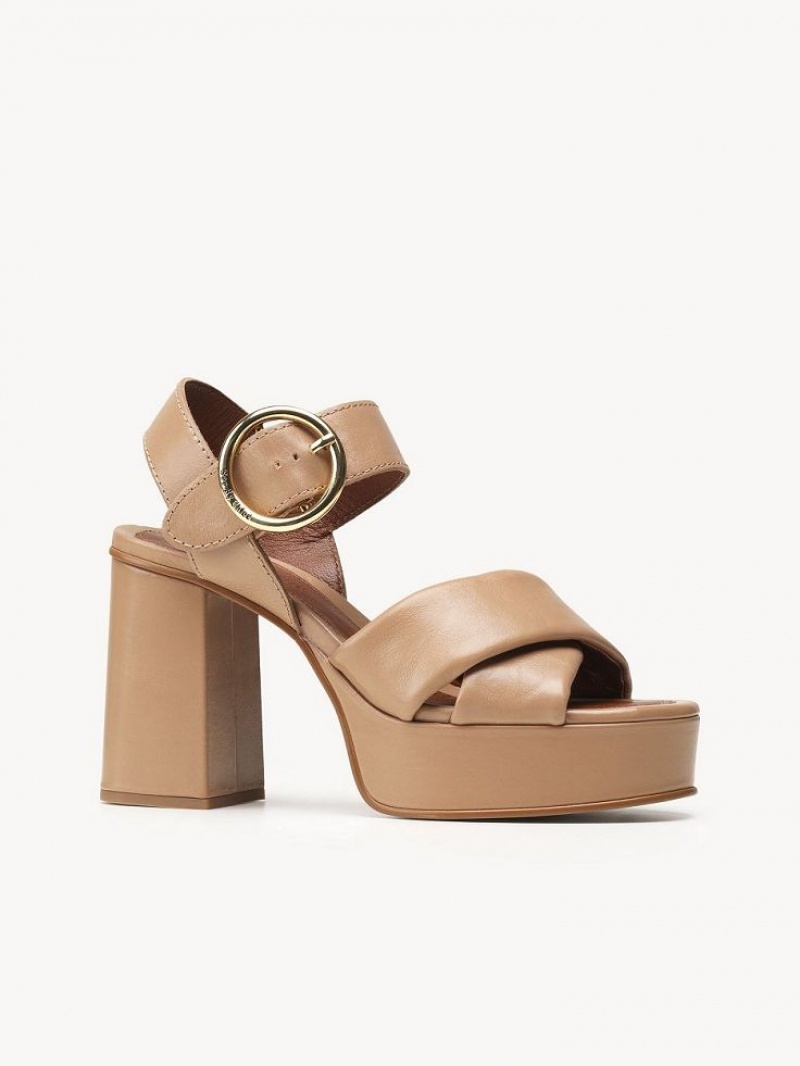 Chloe Lyna High-heel Sandaler Bruna | CHE-SR14840