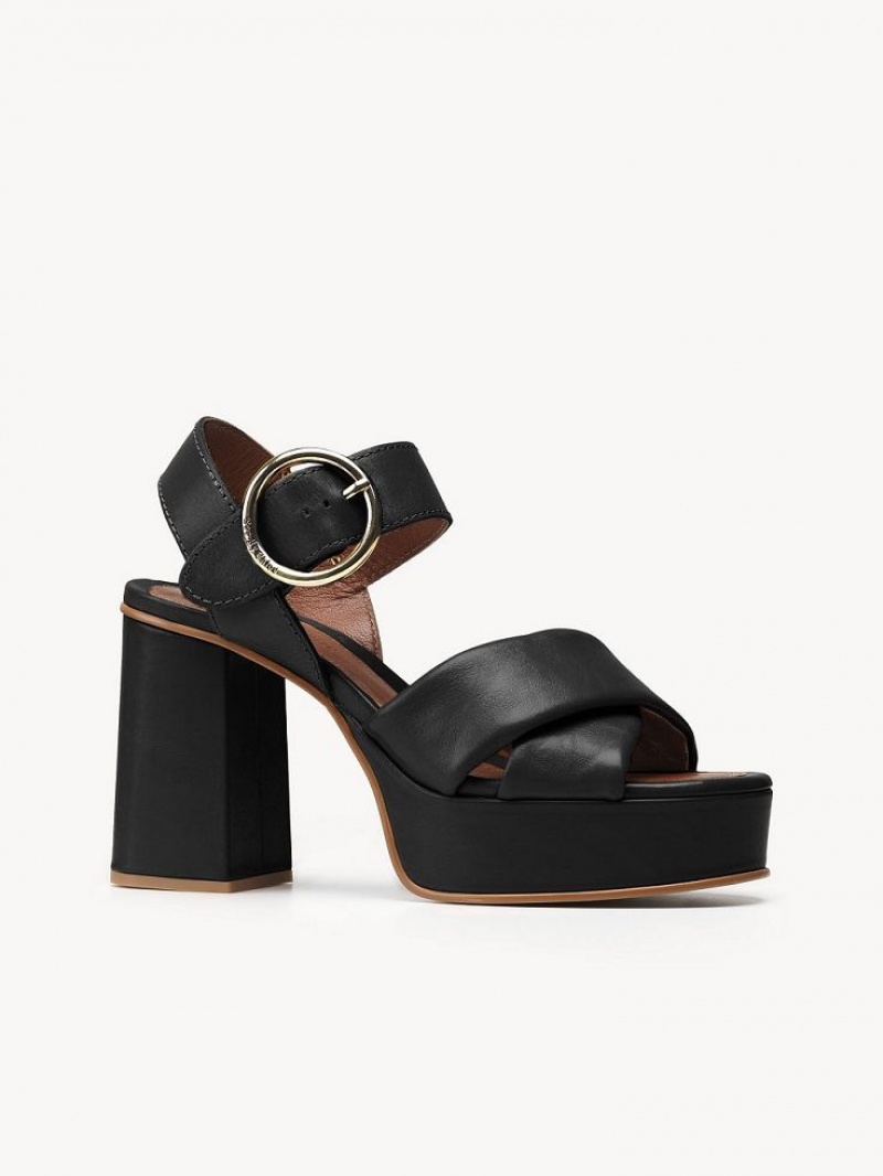 Chloe Lyna High-heel Sandaler Svarta | CHE-SR14812