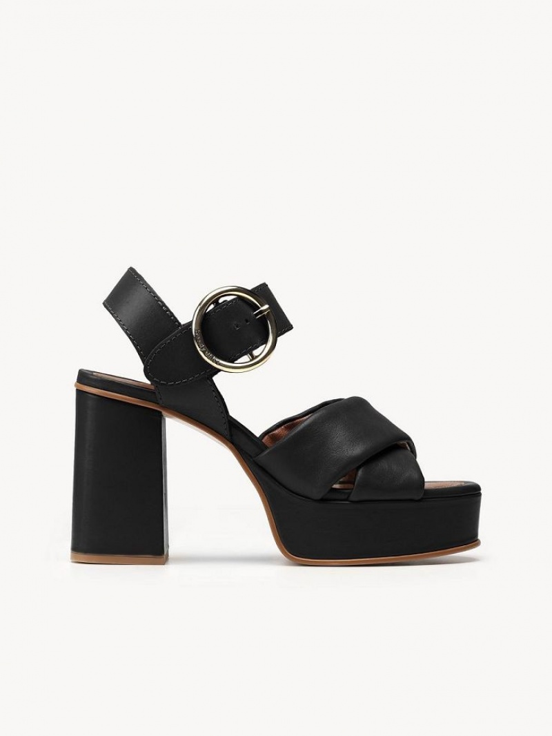 Chloe Lyna High-heel Sandaler Svarta | CHE-SR14812