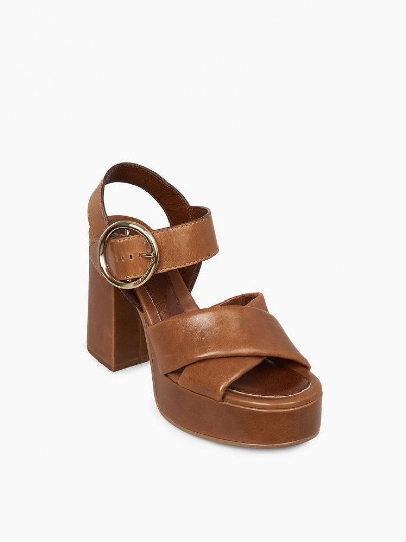 Chloe Lyna Klackar Sandaler Bruna | CHE-SR14841