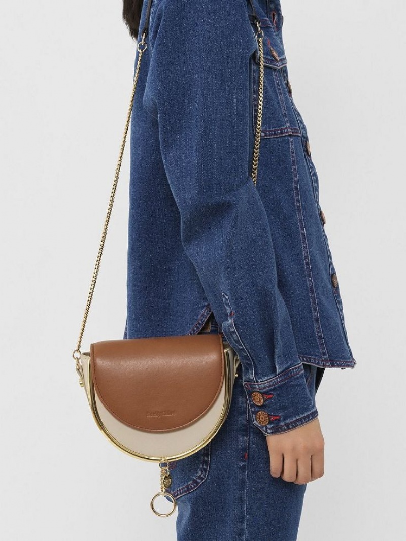 Chloe Mara Evening Crossbody Väska Beige | CHE-SR14717