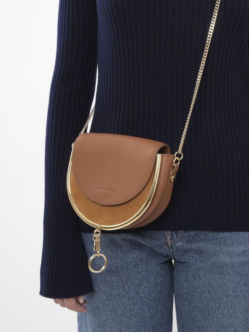 Chloe Mara Evening Crossbody Väska Bruna | CHE-SR14713